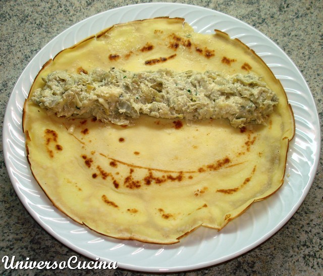 Riempimento delle crepes