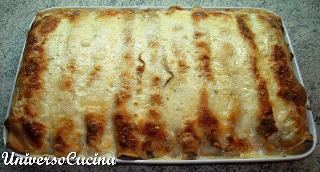 I cannelloni a cottura ultimata