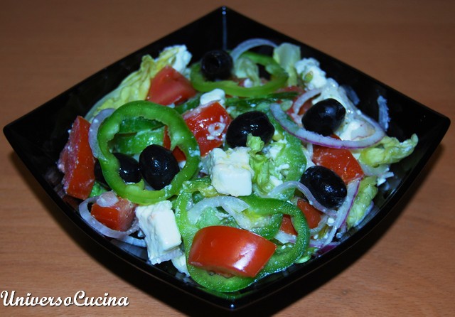 L'insalata in primo piano