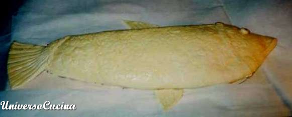 Il salmone in crosta prima della cottura