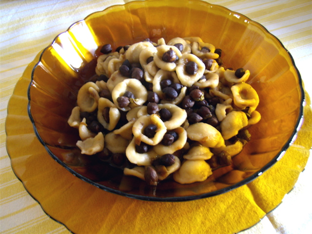 Le orecchiette servite